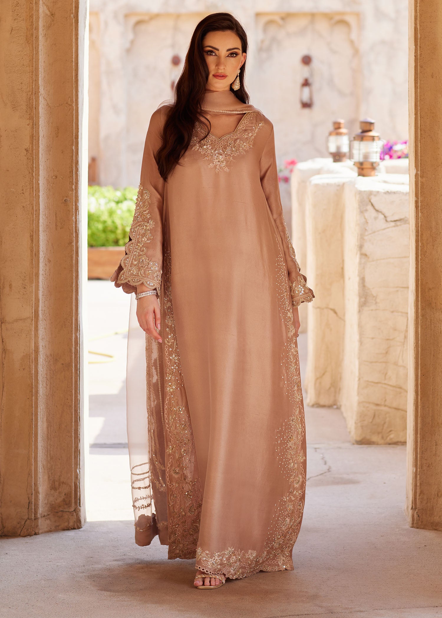 Kanwal Malik | Ghina Luxury Pret | Wafa - Luxury Dress - available at Maria Faisal in UK and USA.