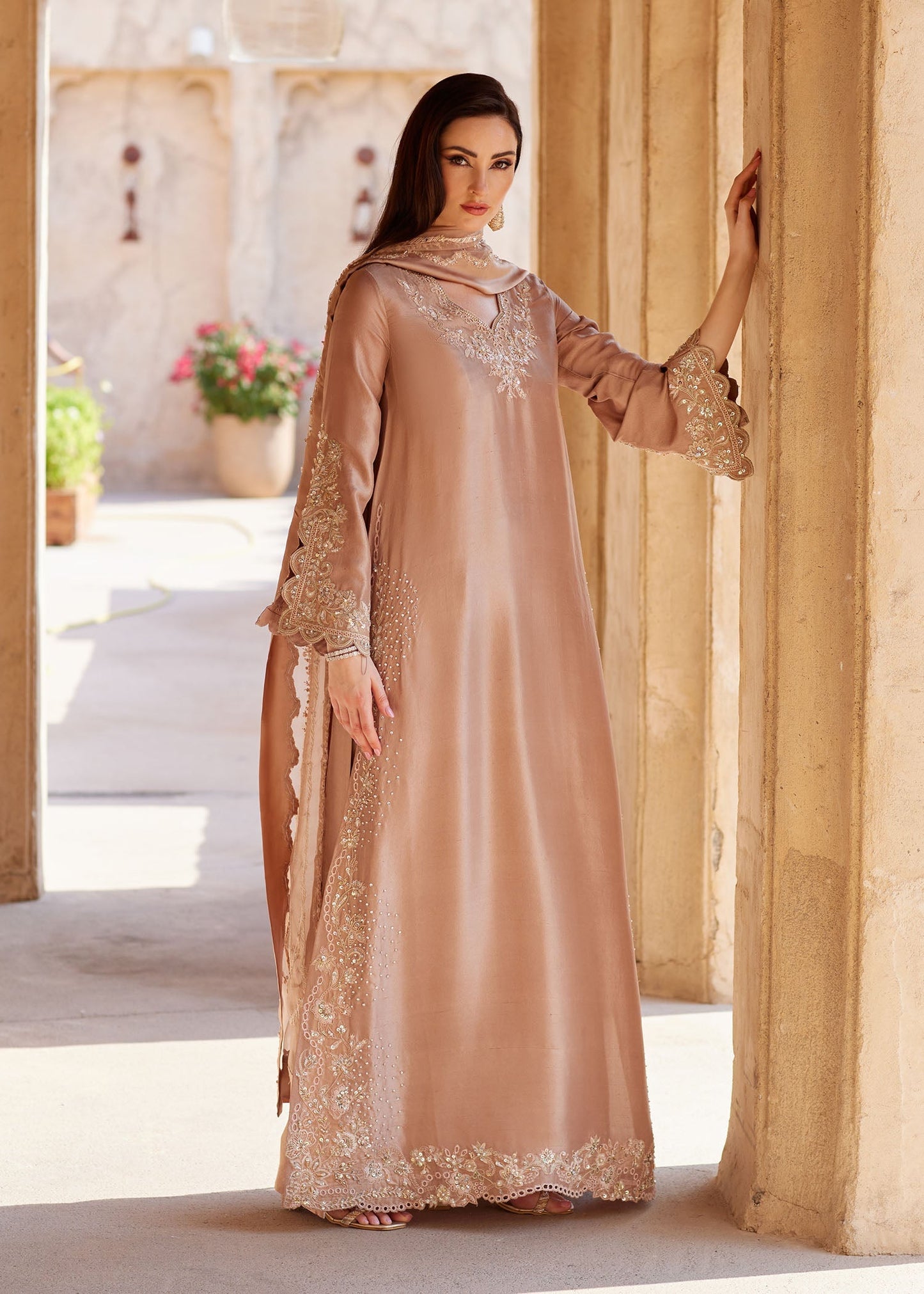 Kanwal Malik | Ghina Luxury Pret | Wafa - Luxury Dress - available at Maria Faisal in UK and USA.