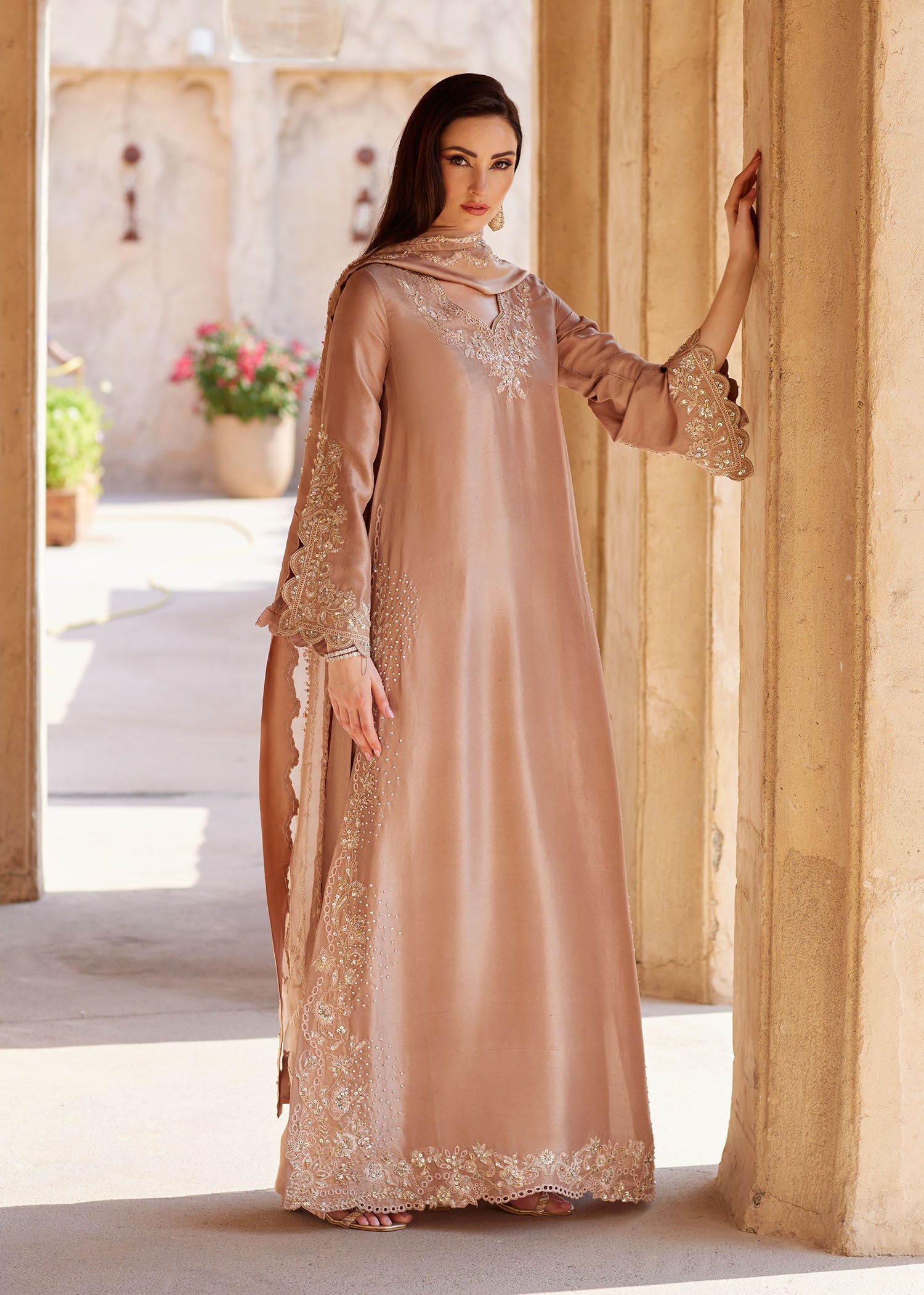 Kanwal Malik | Ghina Luxury Pret | Wafa - Luxury Dress - available at Maria Faisal in UK and USA.