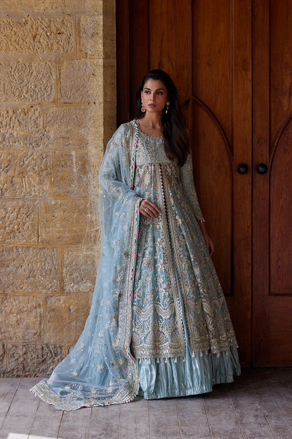Afrozeh | Dastangoi Wedding Formals | Lafz - Wedding Dress - available at Maria Faisal in UK and USA.