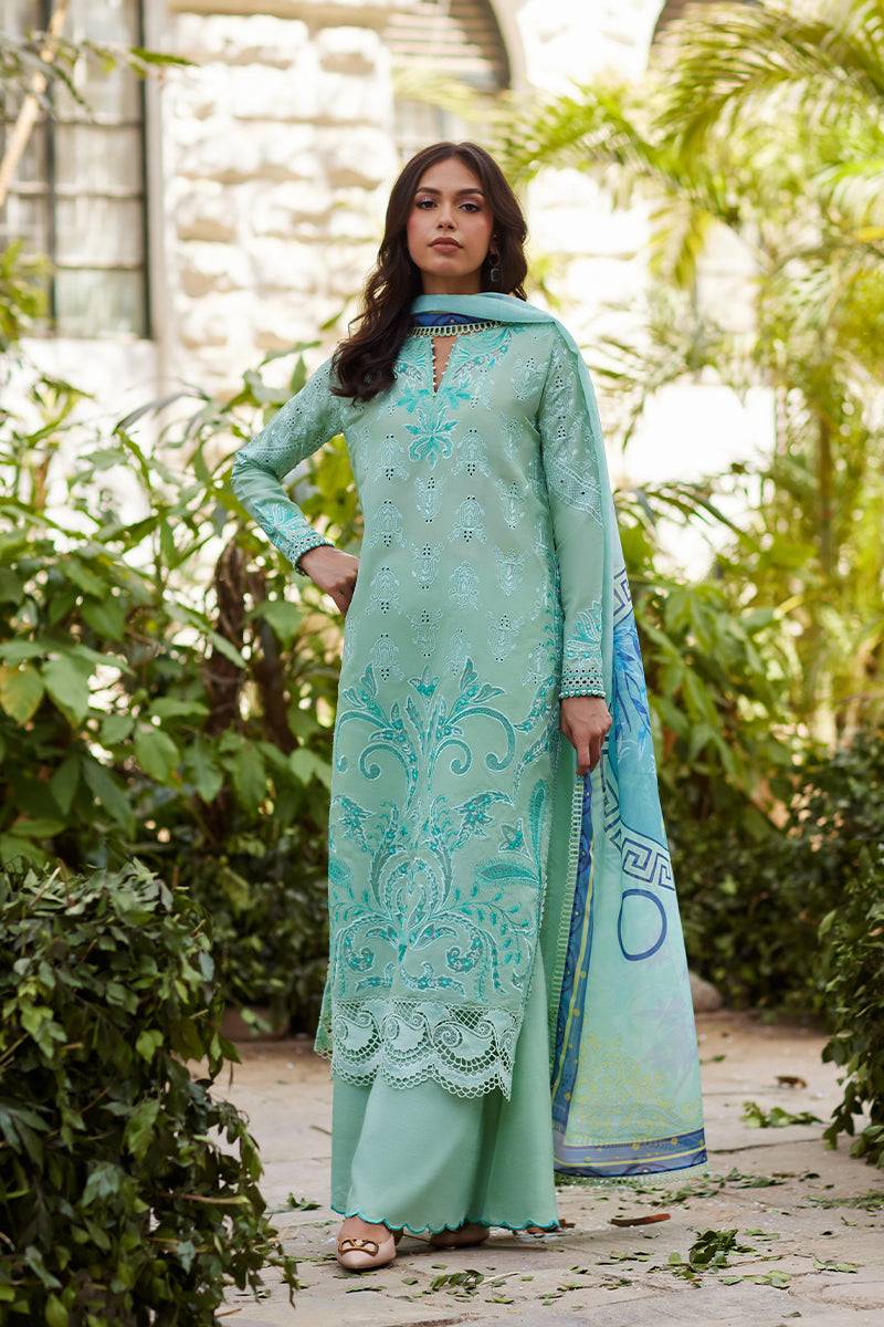 Mina Hassan | Chikankari Lawn 25 | Lina by Maria Faisal - Registered Vendor of : Mina Hassan - type : Ladies Clothes - 100% original wedding dresses