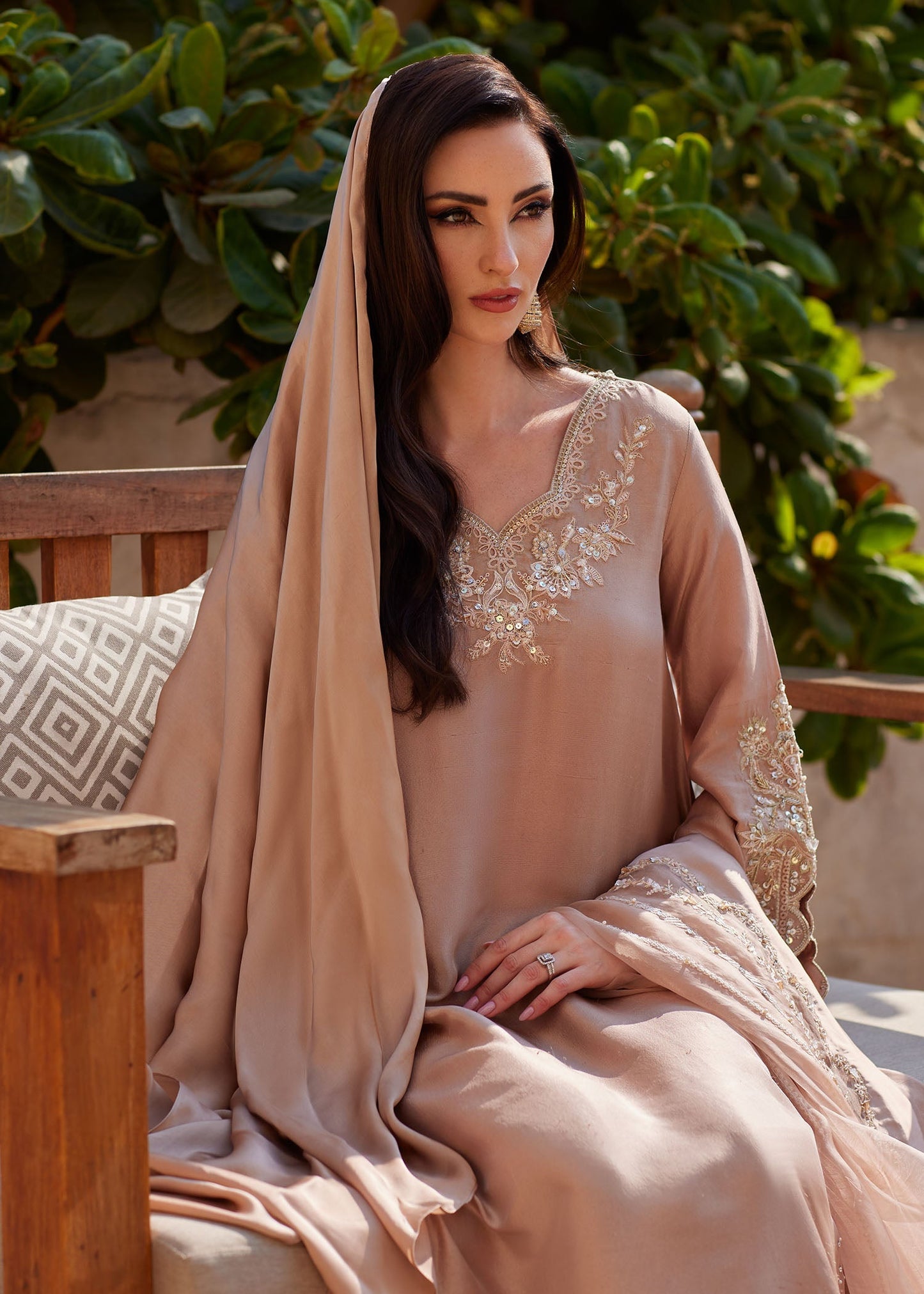 Kanwal Malik | Ghina Luxury Pret | Wafa - Luxury Dress - available at Maria Faisal in UK and USA.