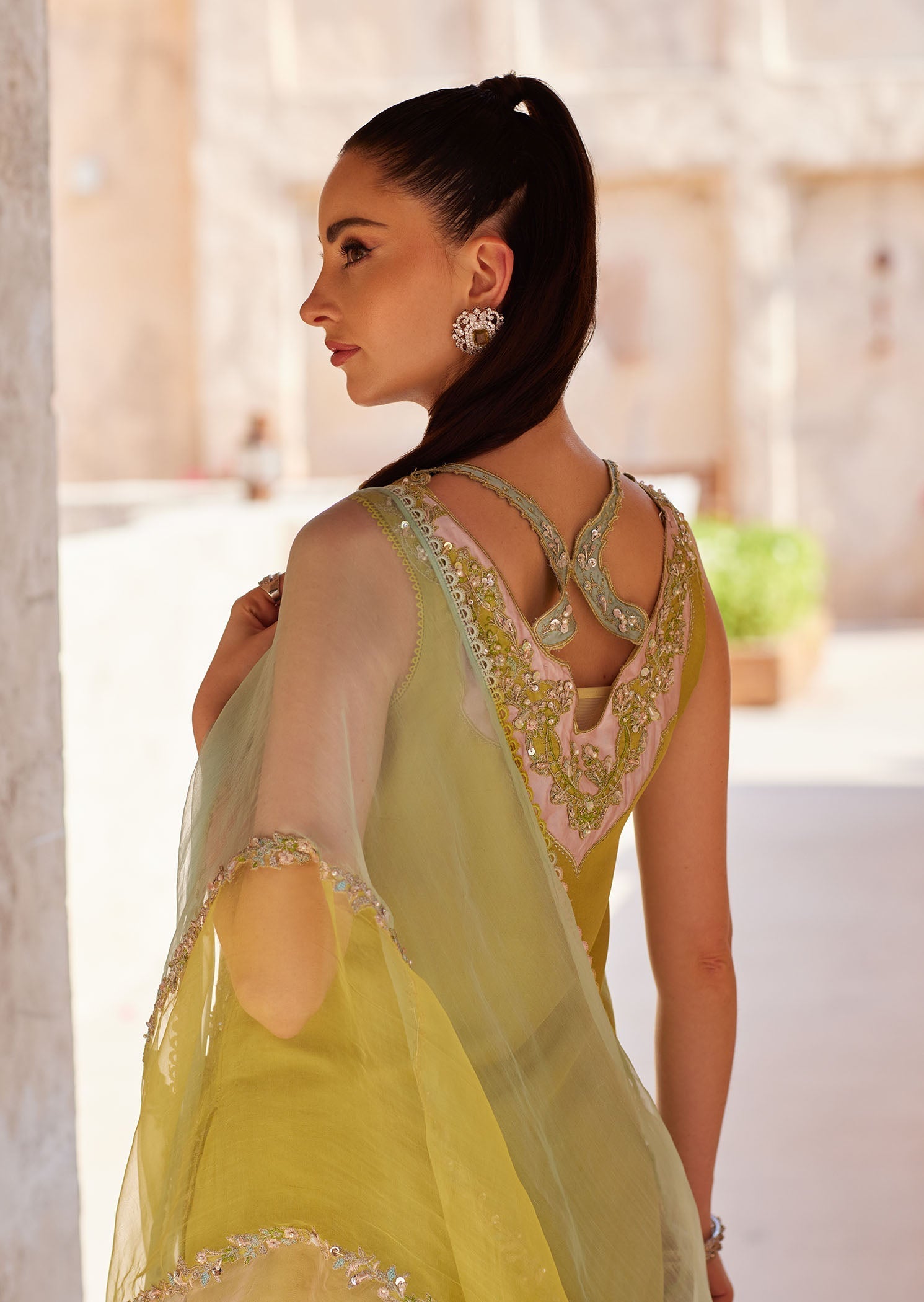 Kanwal Malik | Ghina Luxury Pret | Sia - Luxury Dress - available at Maria Faisal in UK and USA.