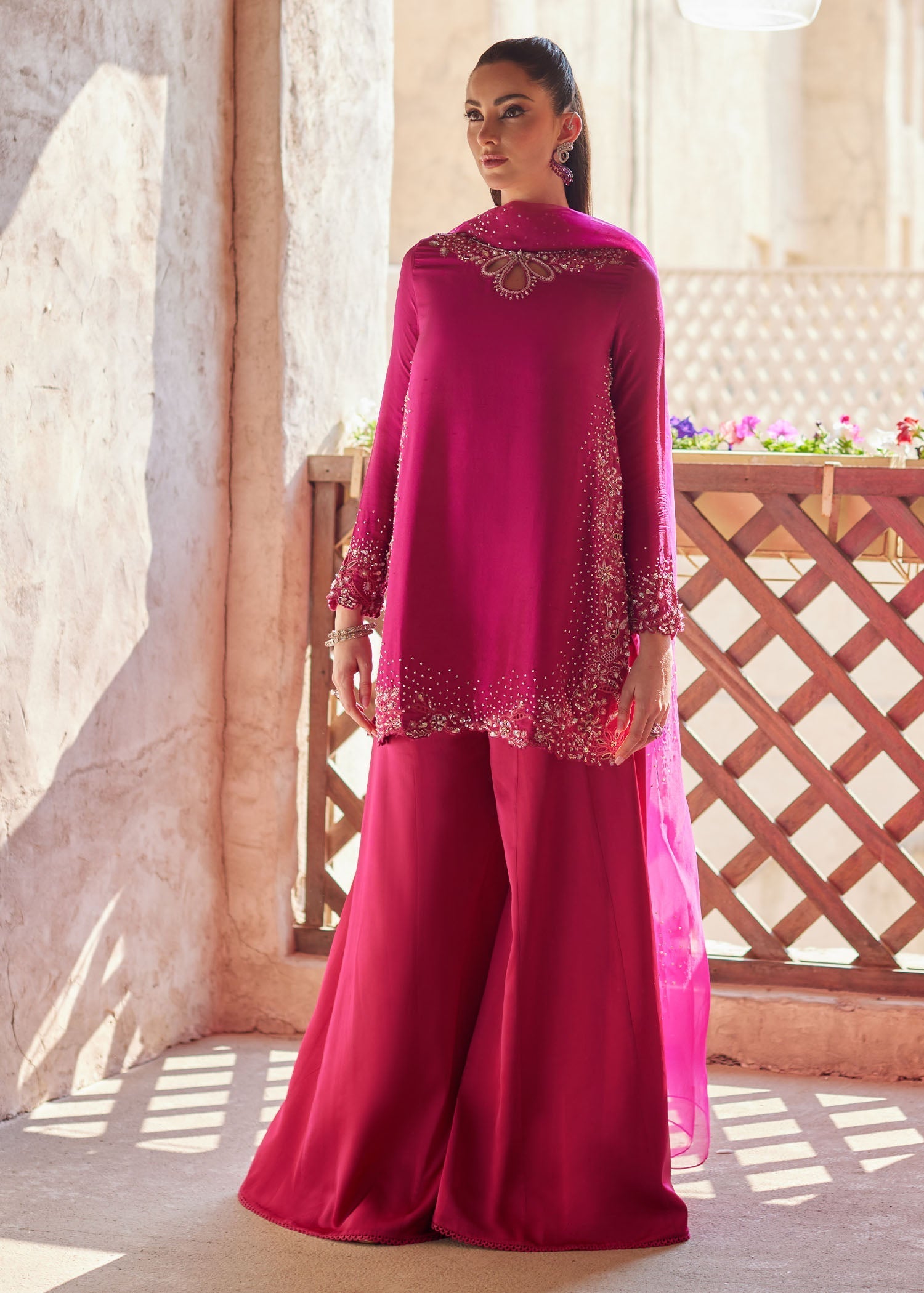 Kanwal Malik | Ghina Luxury Pret | Ziva - Luxury Dress - available at Maria Faisal in UK and USA.
