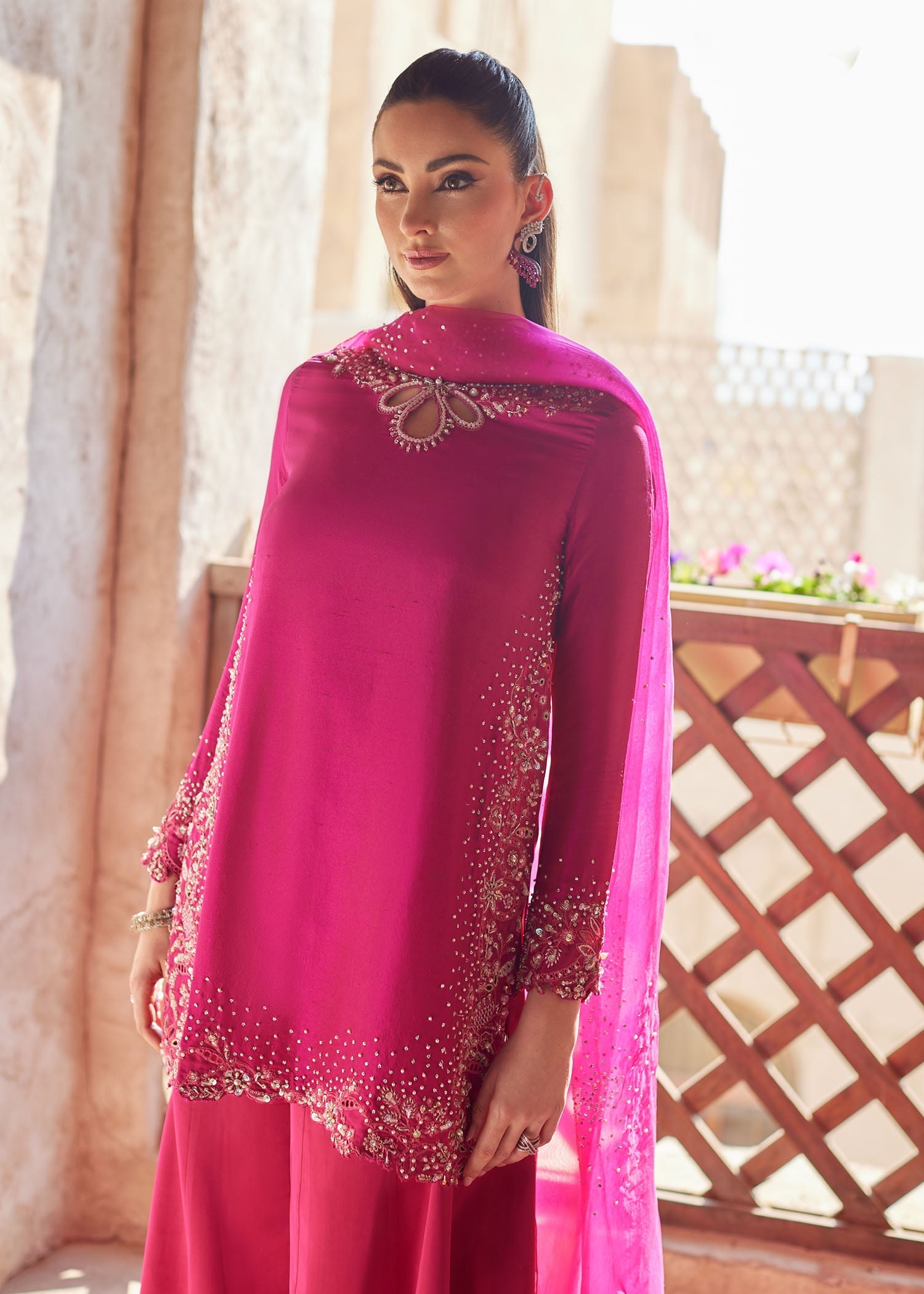 Kanwal Malik | Ghina Luxury Pret | Ziva - Luxury Dress - available at Maria Faisal in UK and USA.