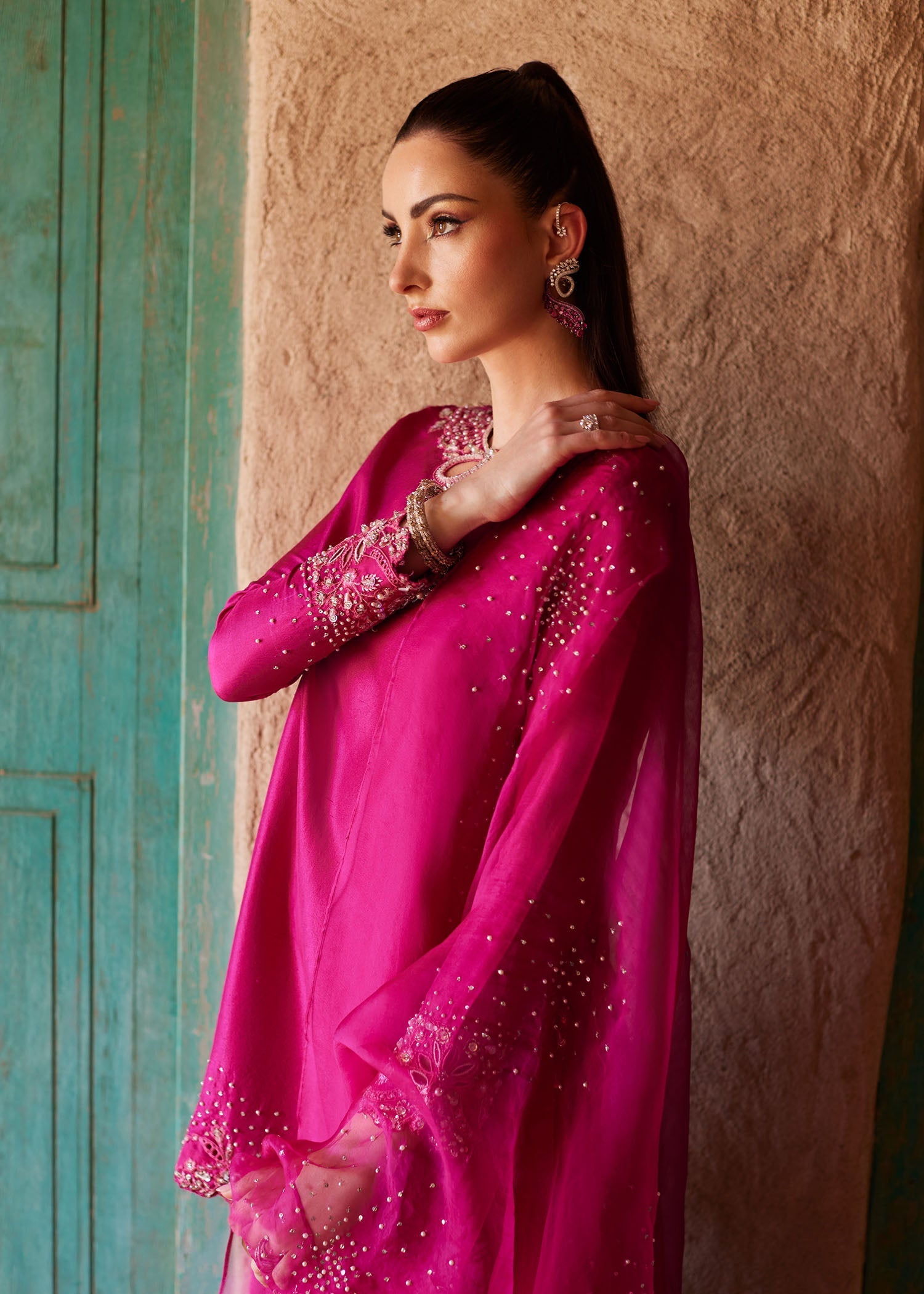 Kanwal Malik | Ghina Luxury Pret | Ziva - Luxury Dress - available at Maria Faisal in UK and USA.