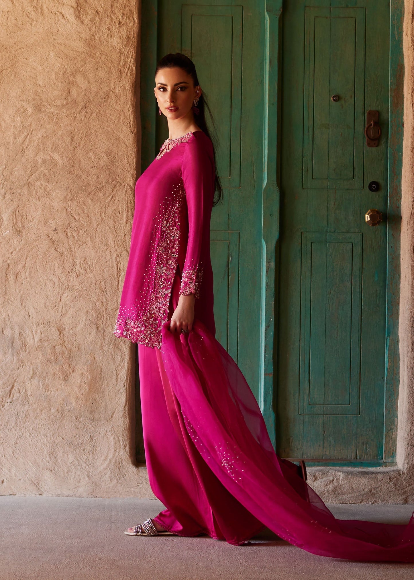 Kanwal Malik | Ghina Luxury Pret | Ziva - Luxury Dress - available at Maria Faisal in UK and USA.