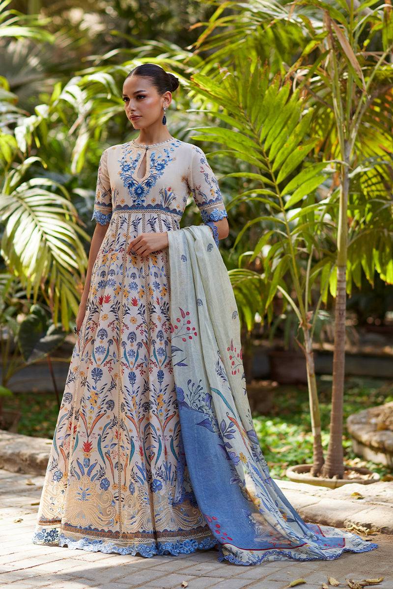 Mina Hassan | Chikankari Lawn 25 | Taara by Maria Faisal - Registered Vendor of : Mina Hassan - type : Ladies Clothes - 100% original wedding dresses