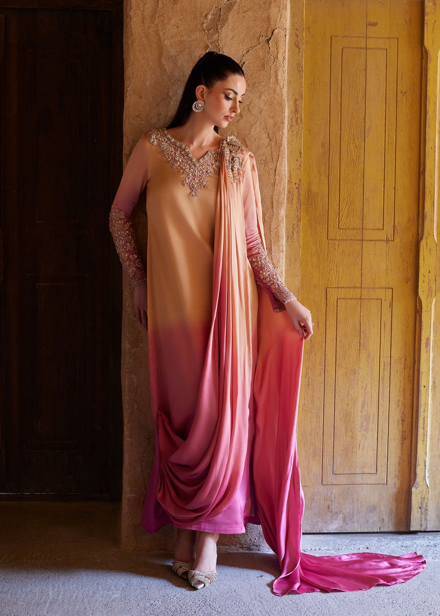 Kanwal Malik | Ghina Luxury Pret | Alira - Luxury Dress - available at Maria Faisal in UK and USA.