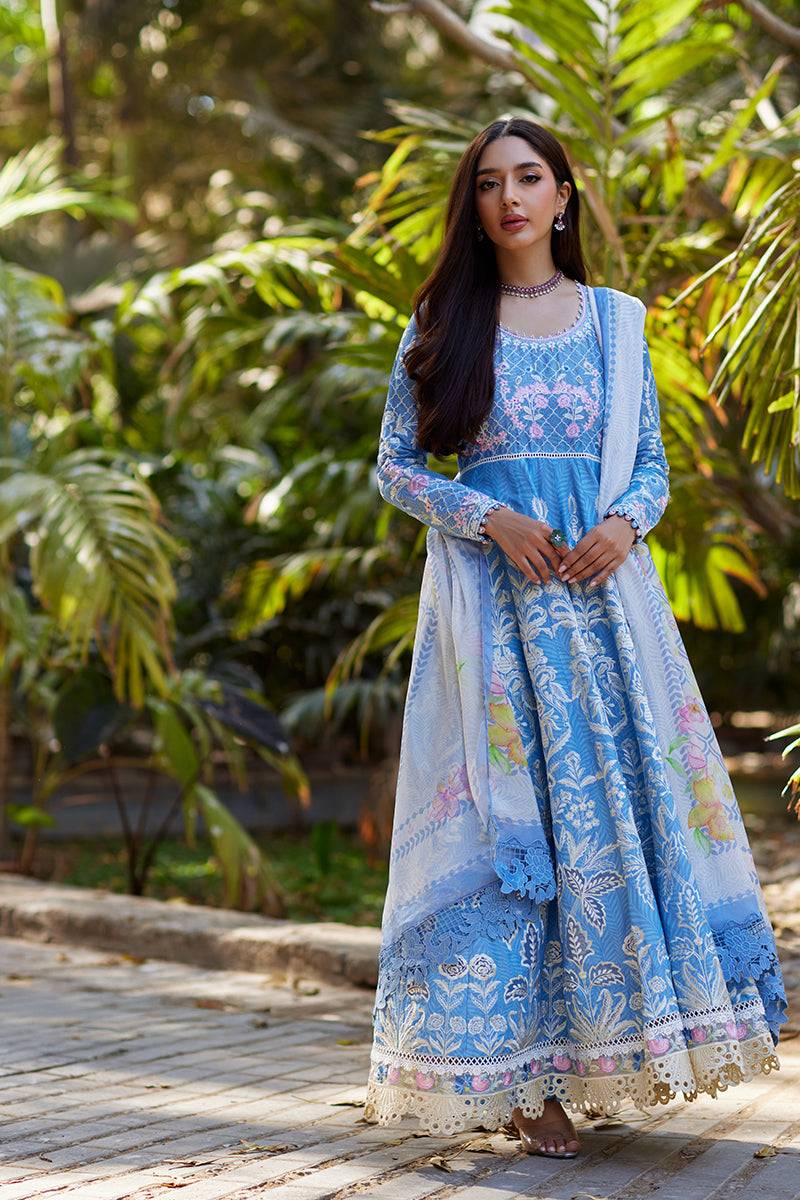 Mina Hassan | Chikankari Lawn 25 | Baano by Maria Faisal - Registered Vendor of : Mina Hassan - type : Ladies Clothes - 100% original wedding dresses