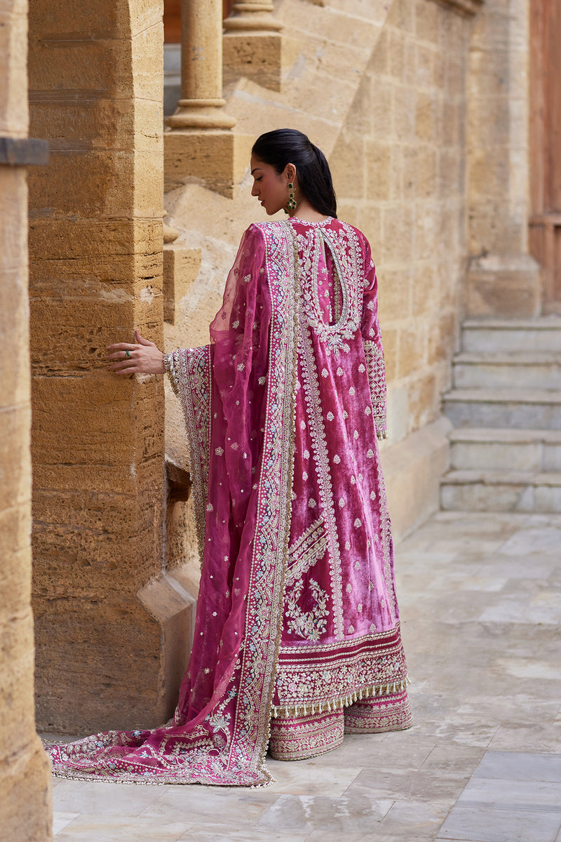 Afrozeh | Dastangoi Wedding Formals | Mehfil - Wedding Dress - available at Maria Faisal in UK and USA.