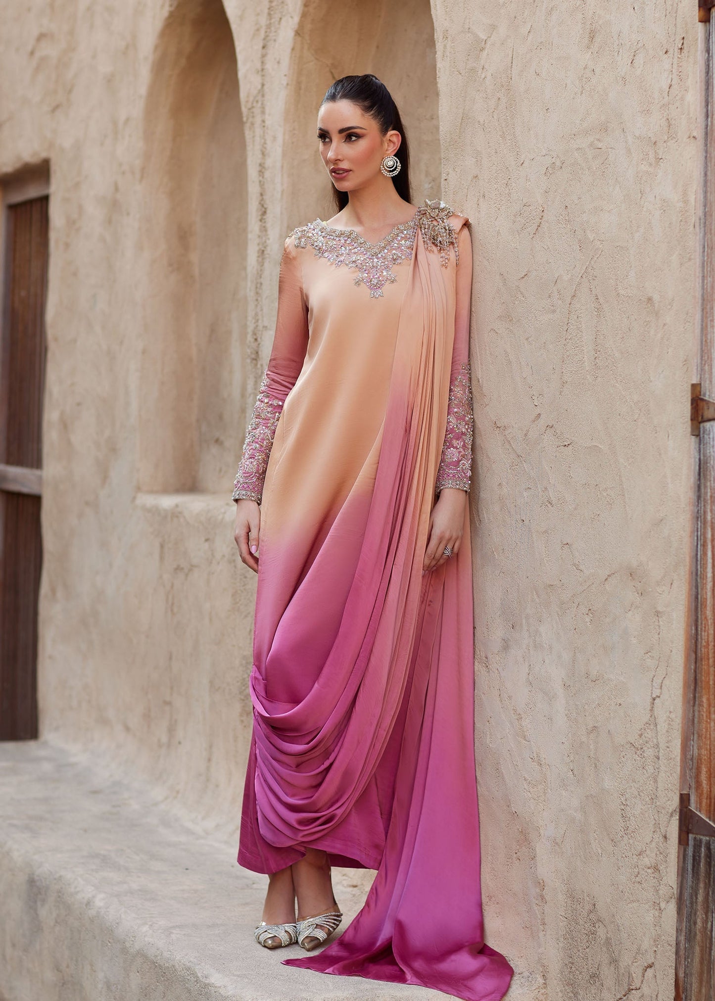 Kanwal Malik | Ghina Luxury Pret | Alira - Luxury Dress - available at Maria Faisal in UK and USA.