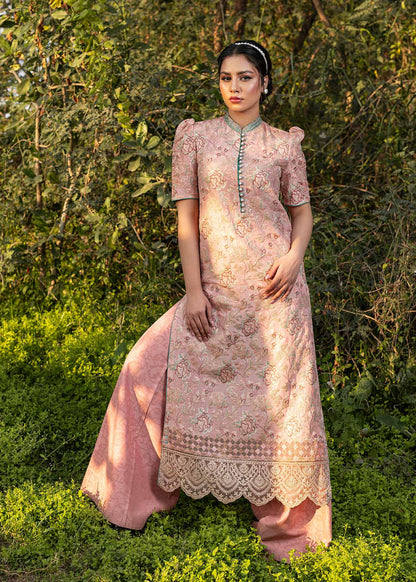 HSY | Summer Edit | Salmon Pink - Ladies Clothes - Maria Faisal