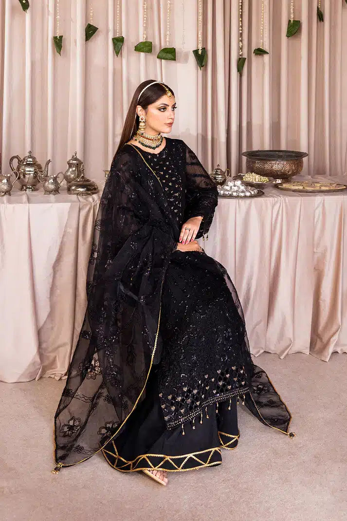 Emaan Adeel | Romansiyyah Luxury Formals 23 | RM-07 BLACK SWAN