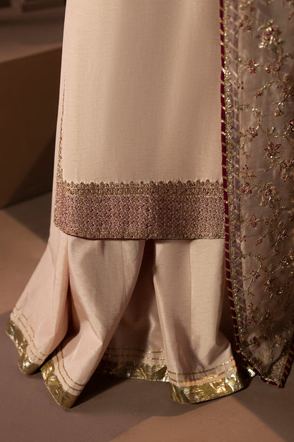 Mina Kashif | Zaib Formals | Mehrunisa - Formal Dress - available at Maria Faisal in UK and USA.
