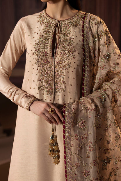 Mina Kashif | Zaib Formals | Mehrunisa - Formal Dress - available at Maria Faisal in UK and USA.