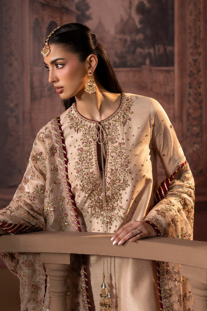 Mina Kashif | Zaib Formals | Mehrunisa - Formal Dress - available at Maria Faisal in UK and USA.