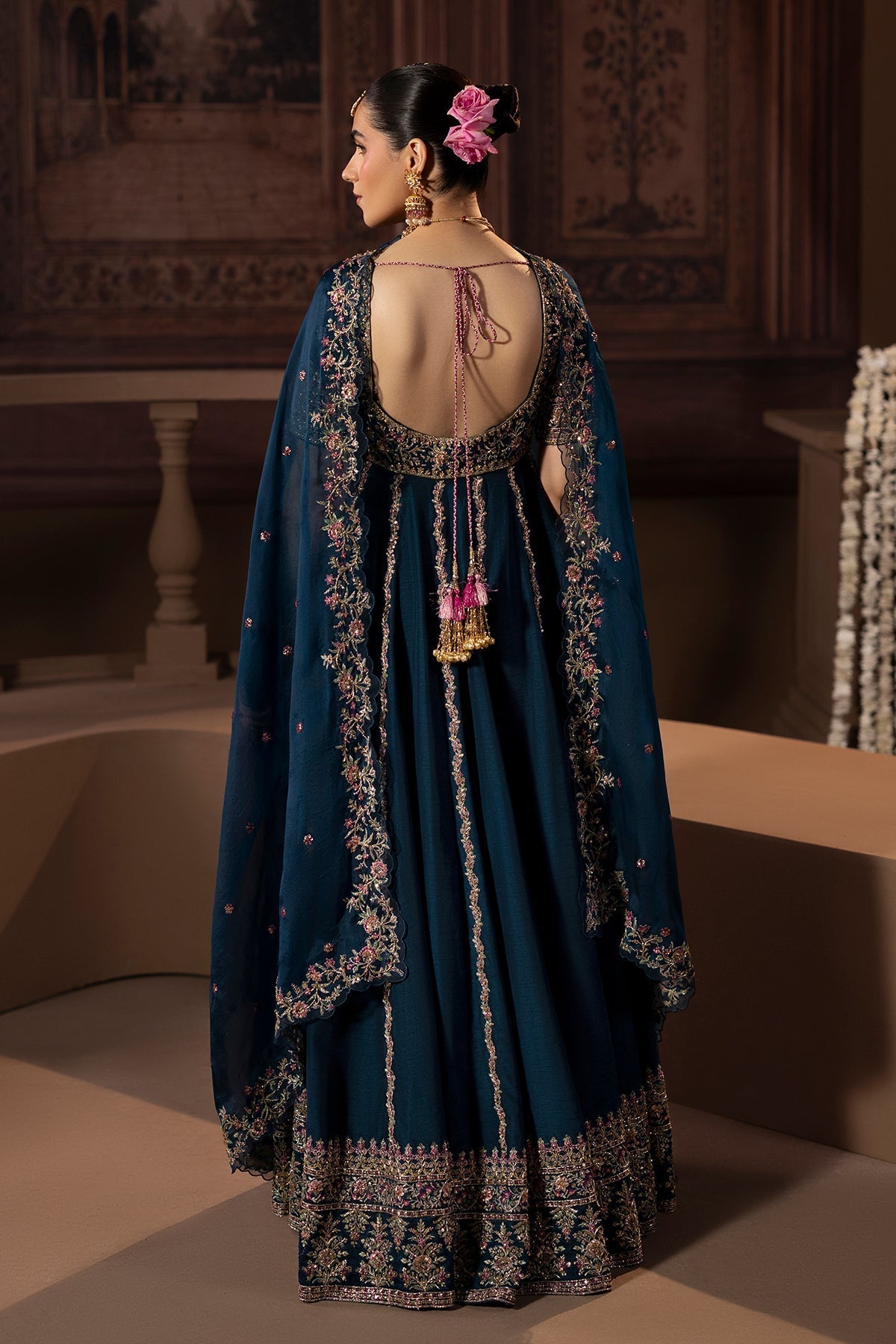 Mina Kashif | Zaib Formals | Neelam - Formal Dress - available at Maria Faisal in UK and USA.