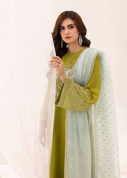 Jamnii | Silk Ivy | Lime Forest by Maria Faisal - Registered Vendor of : Jamnii - type : Ladies Clothes - 100% original wedding dresses