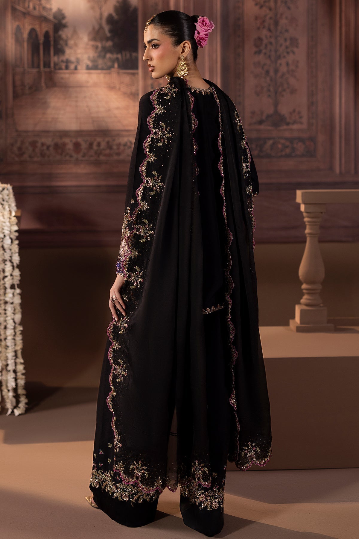 Mina Kashif | Zaib Formals | Noorbano - Formal Dress - available at Maria Faisal in UK and USA.
