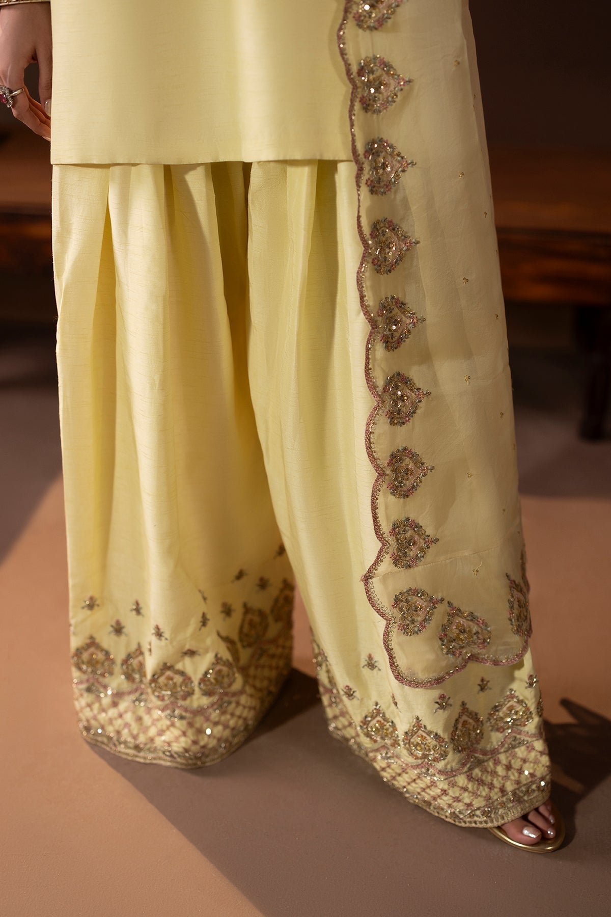 Mina Kashif | Zaib Formals | Noorani - Formal Dress - available at Maria Faisal in UK and USA.