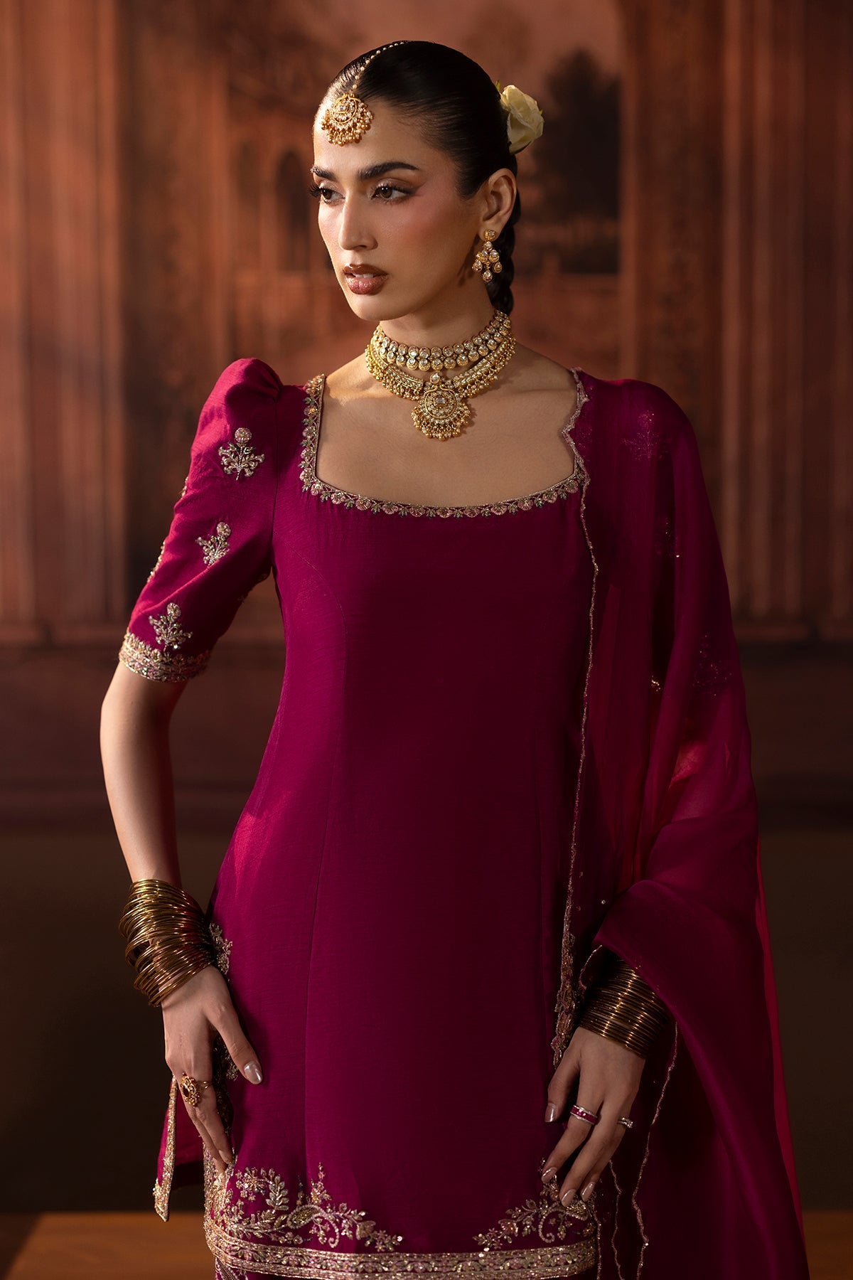 Mina Kashif | Zaib Formals | Arzoo - Formal Dress - available at Maria Faisal in UK and USA.
