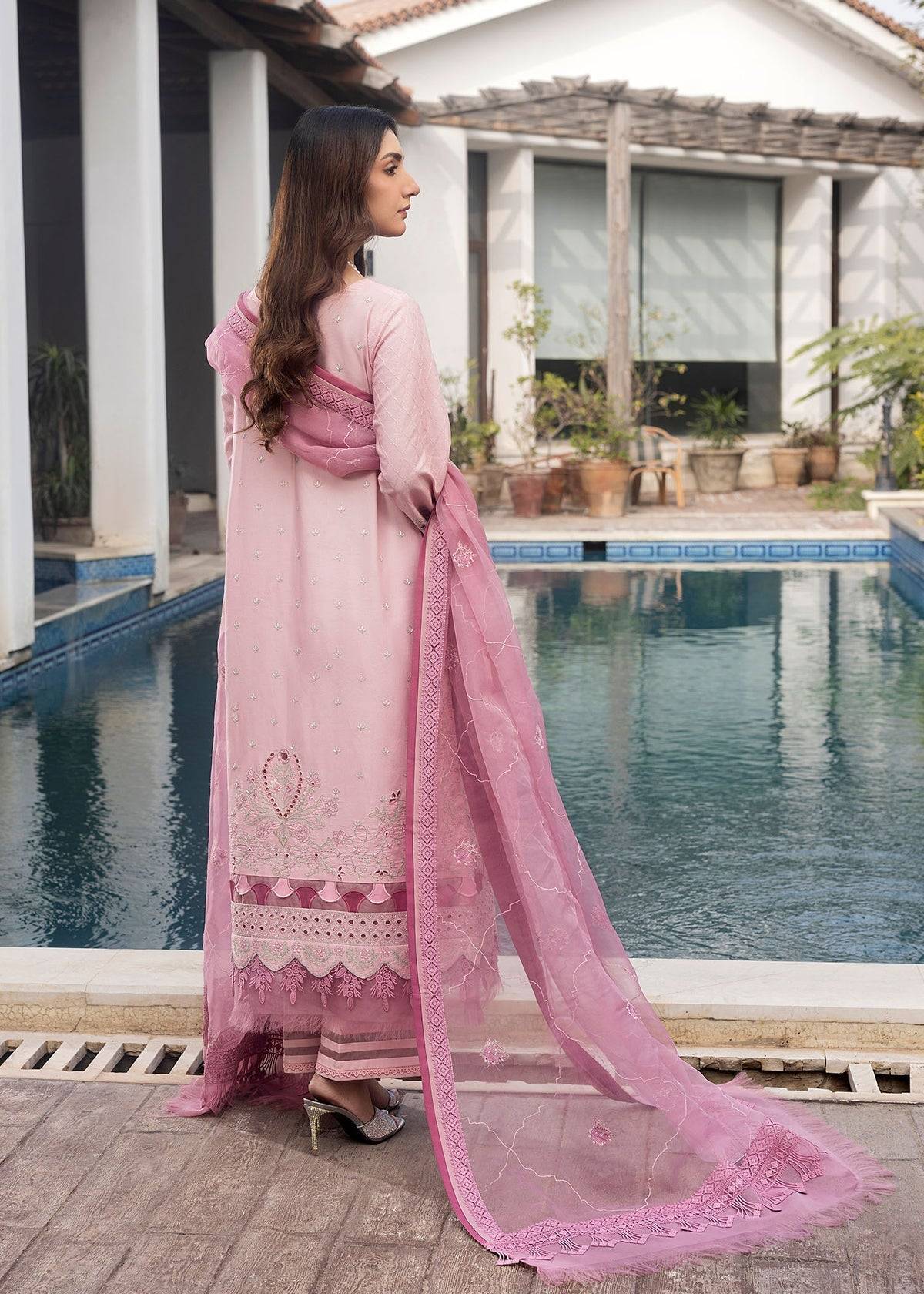 Shurooq | Luxury Lawn 25 | Blossom by Maria Faisal - Registered Vendor of : Shurooq - type : Ladies Clothes - 100% original wedding dresses