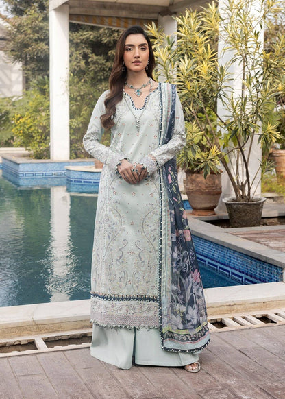 Shurooq | Luxury Lawn 25 | Evie by Maria Faisal - Registered Vendor of : Shurooq - type : Ladies Clothes - 100% original wedding dresses