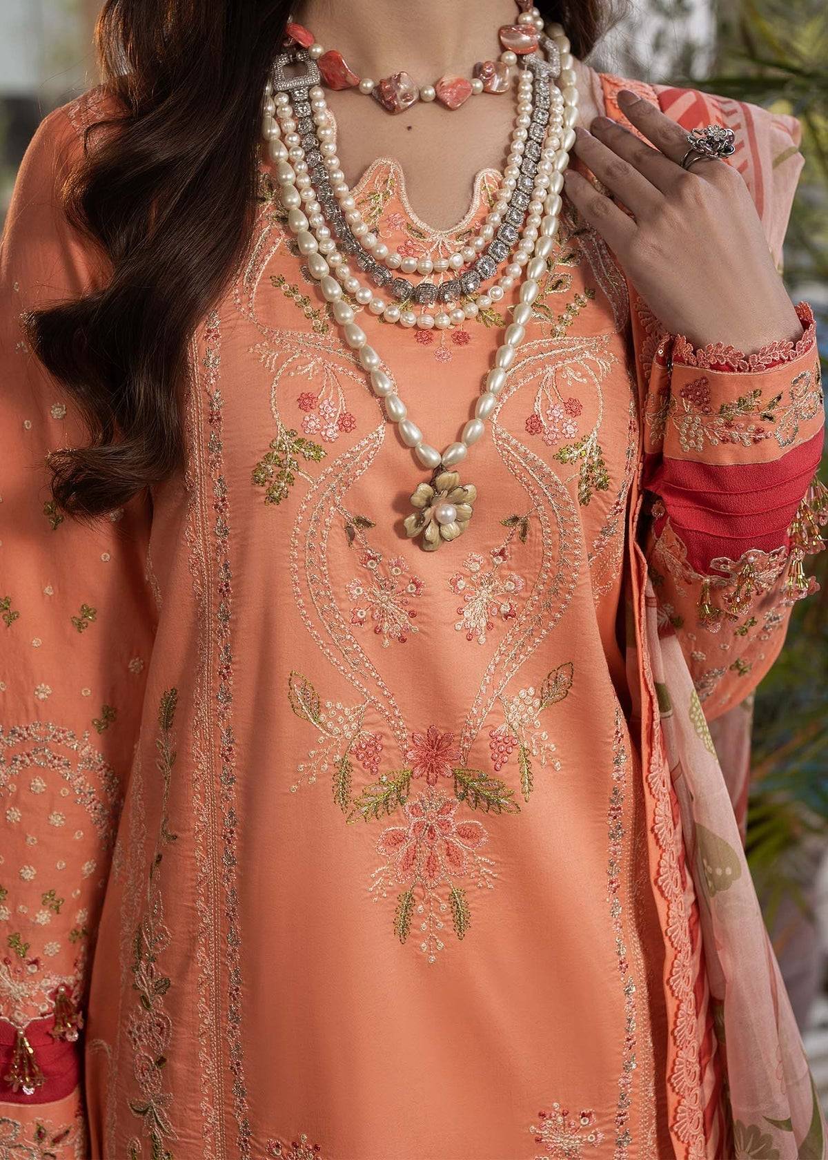 Shurooq | Luxury Lawn 25 | Zyra by Maria Faisal - Registered Vendor of : Shurooq - type : Ladies Clothes - 100% original wedding dresses