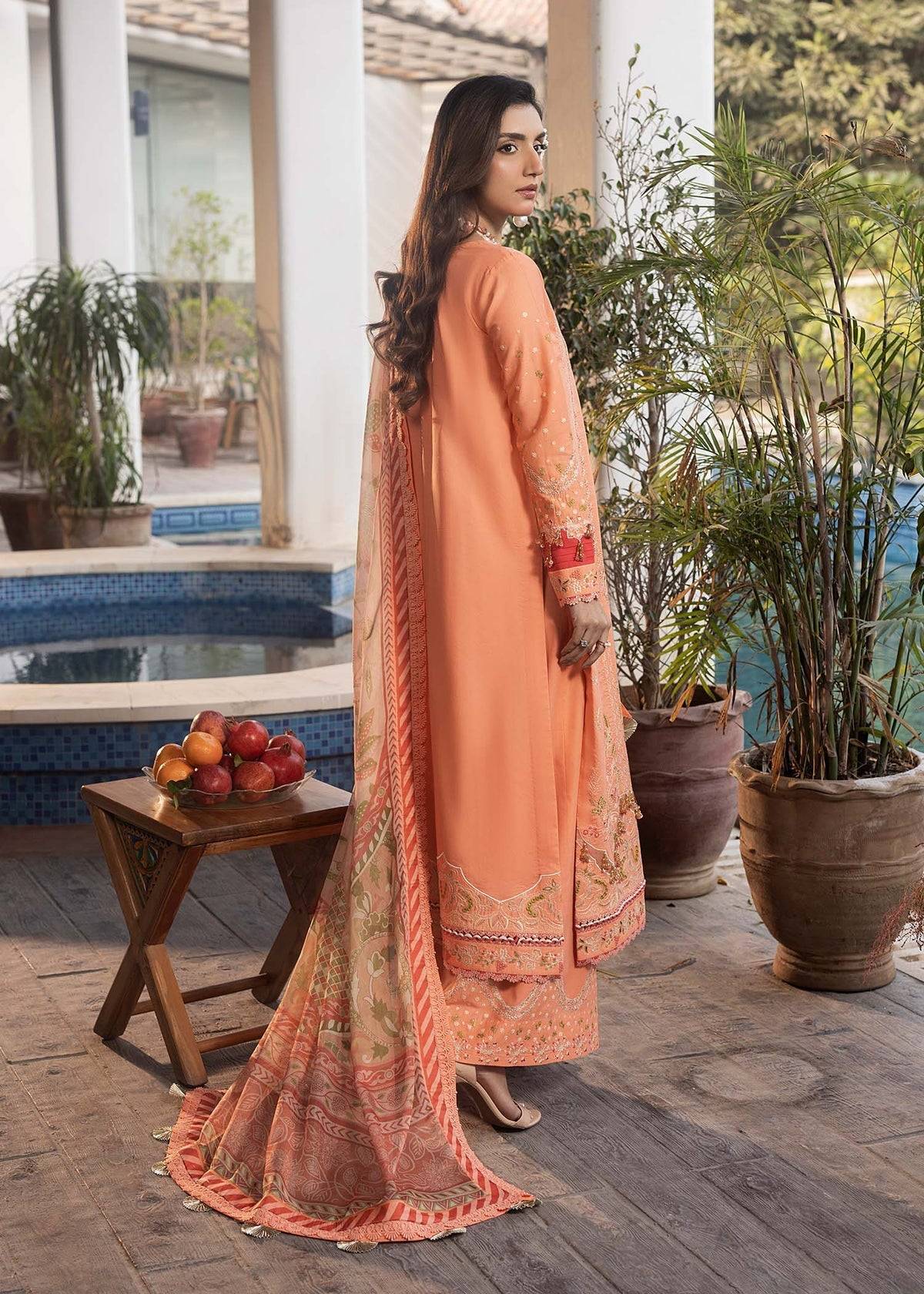 Shurooq | Luxury Lawn 25 | Zyra by Maria Faisal - Registered Vendor of : Shurooq - type : Ladies Clothes - 100% original wedding dresses