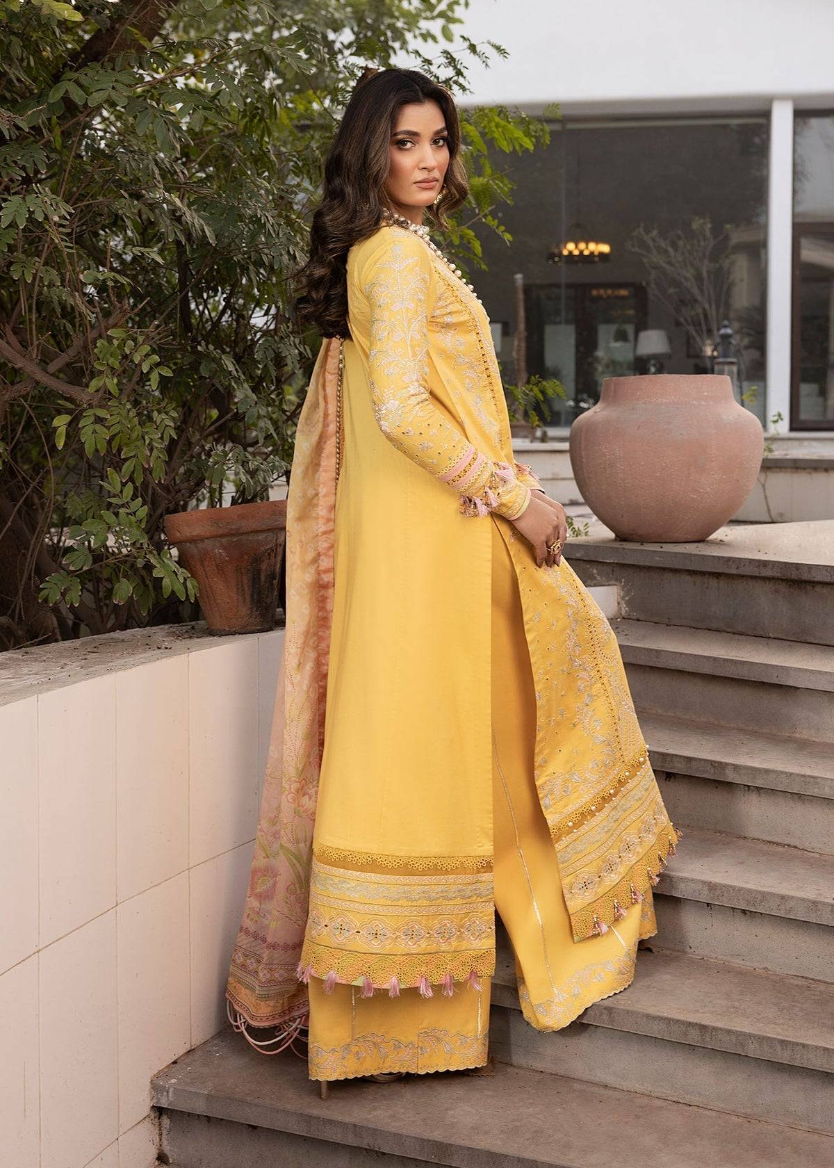 Shurooq | Luxury Lawn 25 | Abigail by Maria Faisal - Registered Vendor of : Shurooq - type : Ladies Clothes - 100% original wedding dresses