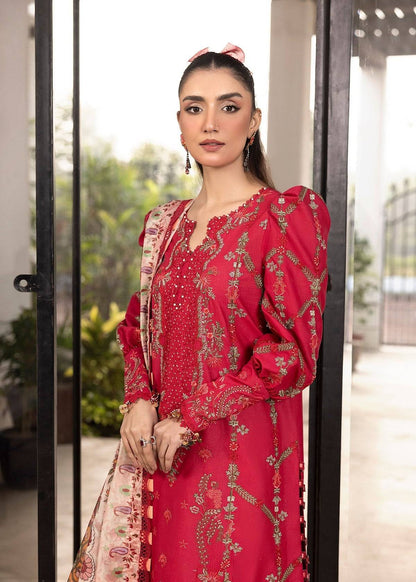 Shurooq | Luxury Lawn 25 | Lina by Maria Faisal - Registered Vendor of : Shurooq - type : Ladies Clothes - 100% original wedding dresses