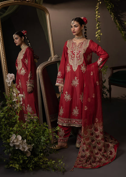Shurooq | Garden of Dream | Crimson - Ladies Clothes 