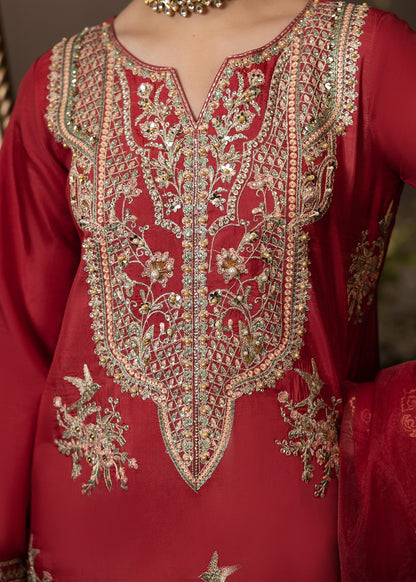 Shurooq | Garden of Dream | Crimson - Ladies Clothes 