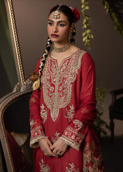 Shurooq | Garden of Dream | Crimson - Ladies Clothes 