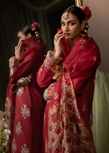Shurooq | Garden of Dream | Crimson - Ladies Clothes 