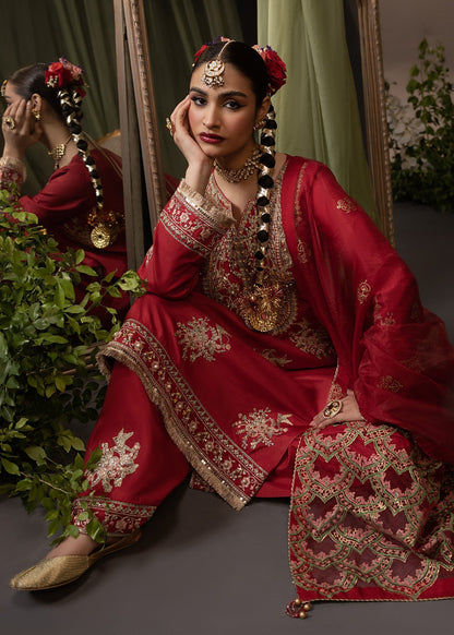Shurooq | Garden of Dream | Crimson - Ladies Clothes 