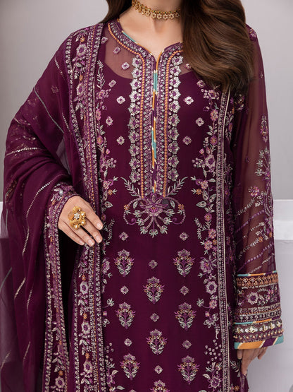Gulaal | Maeri Luxury Chiffon 26 | Etincelle - Formal Dress - available at Maria Faisal in UK and USA.