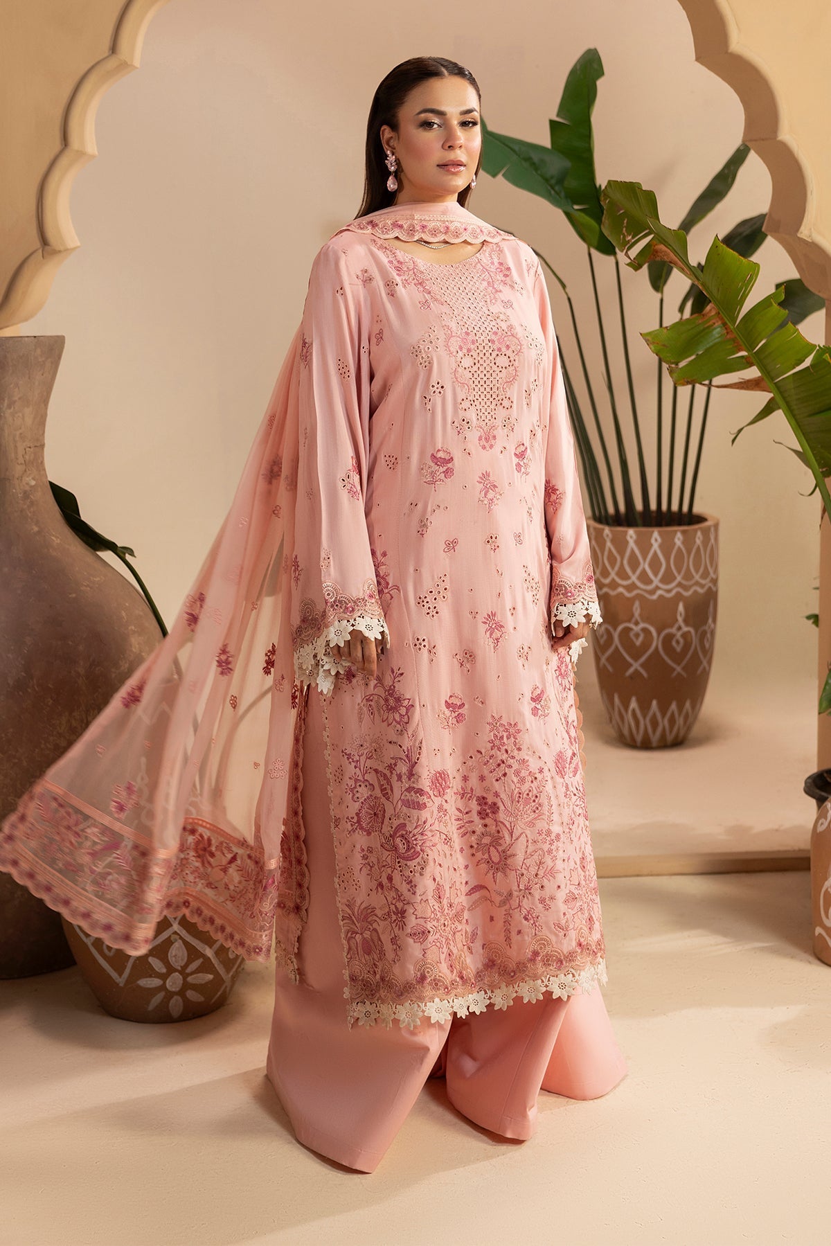 Raeesa Premium | Gulkar Viscose | GK-01 - Luxury Dress - available at Maria Faisal in UK and USA.