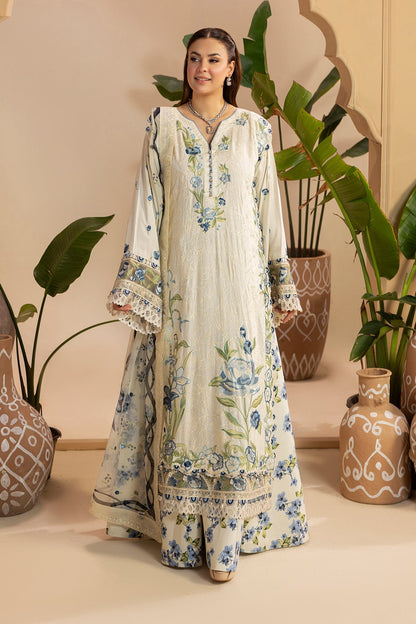 Raeesa Premium | Gulkar Viscose | GK-02 - Luxury Dress - available at Maria Faisal in UK and USA.