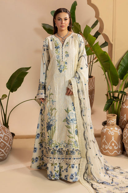 Raeesa Premium | Gulkar Viscose | GK-02 - Luxury Dress - available at Maria Faisal in UK and USA.