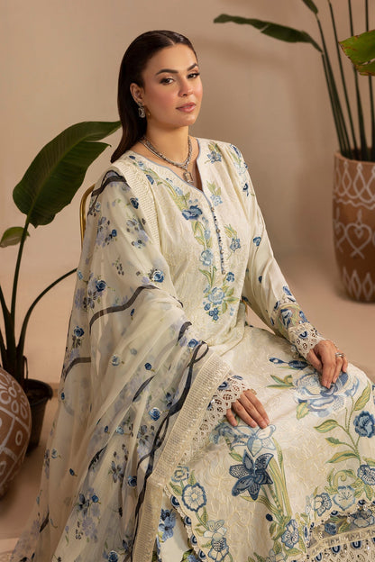 Raeesa Premium | Gulkar Viscose | GK-02 - Luxury Dress - available at Maria Faisal in UK and USA.