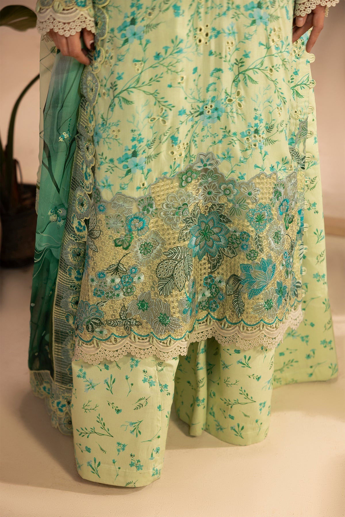 Raeesa Premium | Gulkar Viscose |  GK-03 - Luxury Dress - available at Maria Faisal in UK and USA.