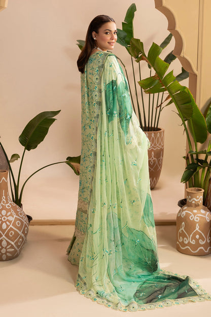 Raeesa Premium | Gulkar Viscose |  GK-03 - Luxury Dress - available at Maria Faisal in UK and USA.