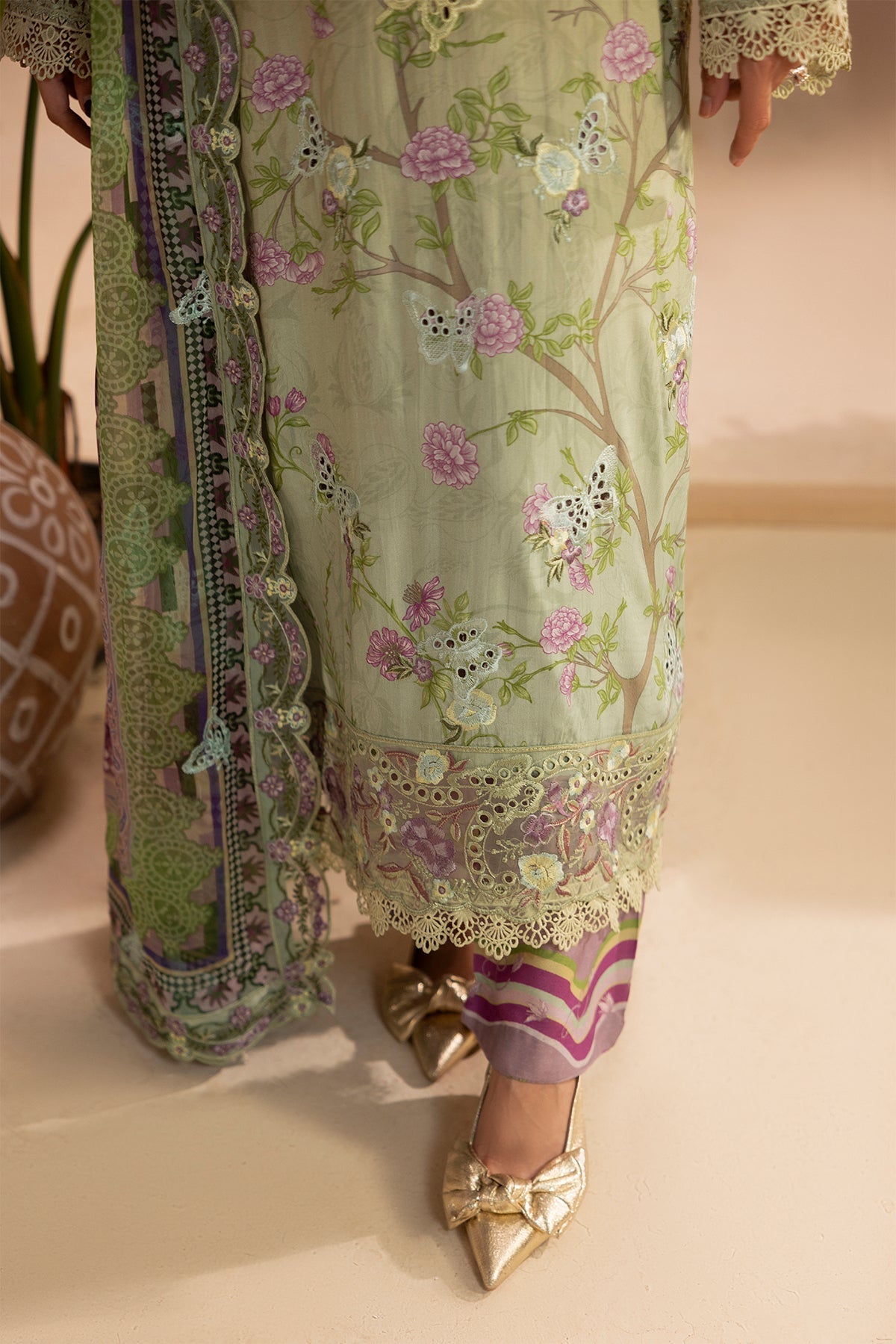 Raeesa Premium | Gulkar Viscose |GK-04 - Luxury Dress - available at Maria Faisal in UK and USA.