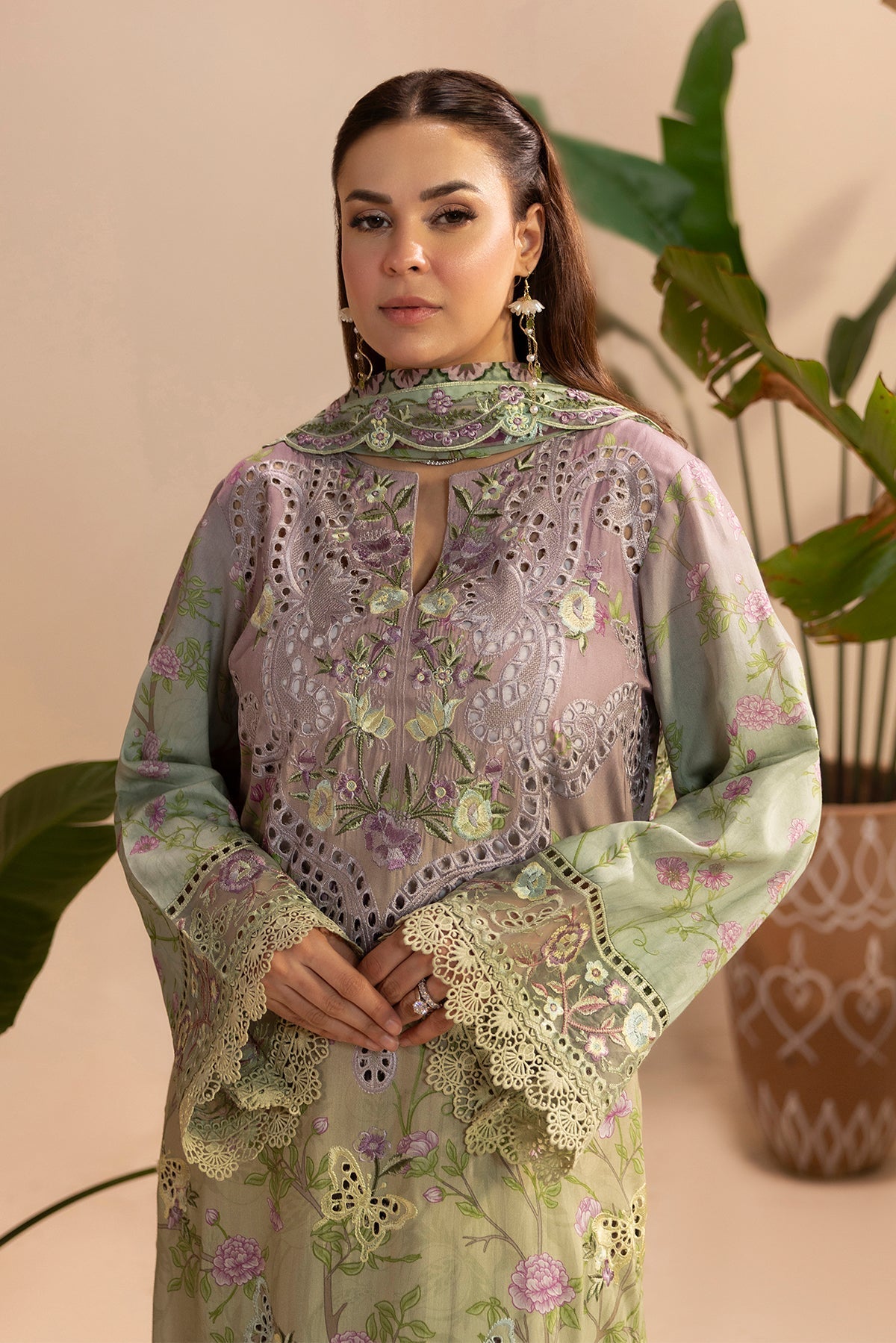Raeesa Premium | Gulkar Viscose |GK-04 - Luxury Dress - available at Maria Faisal in UK and USA.
