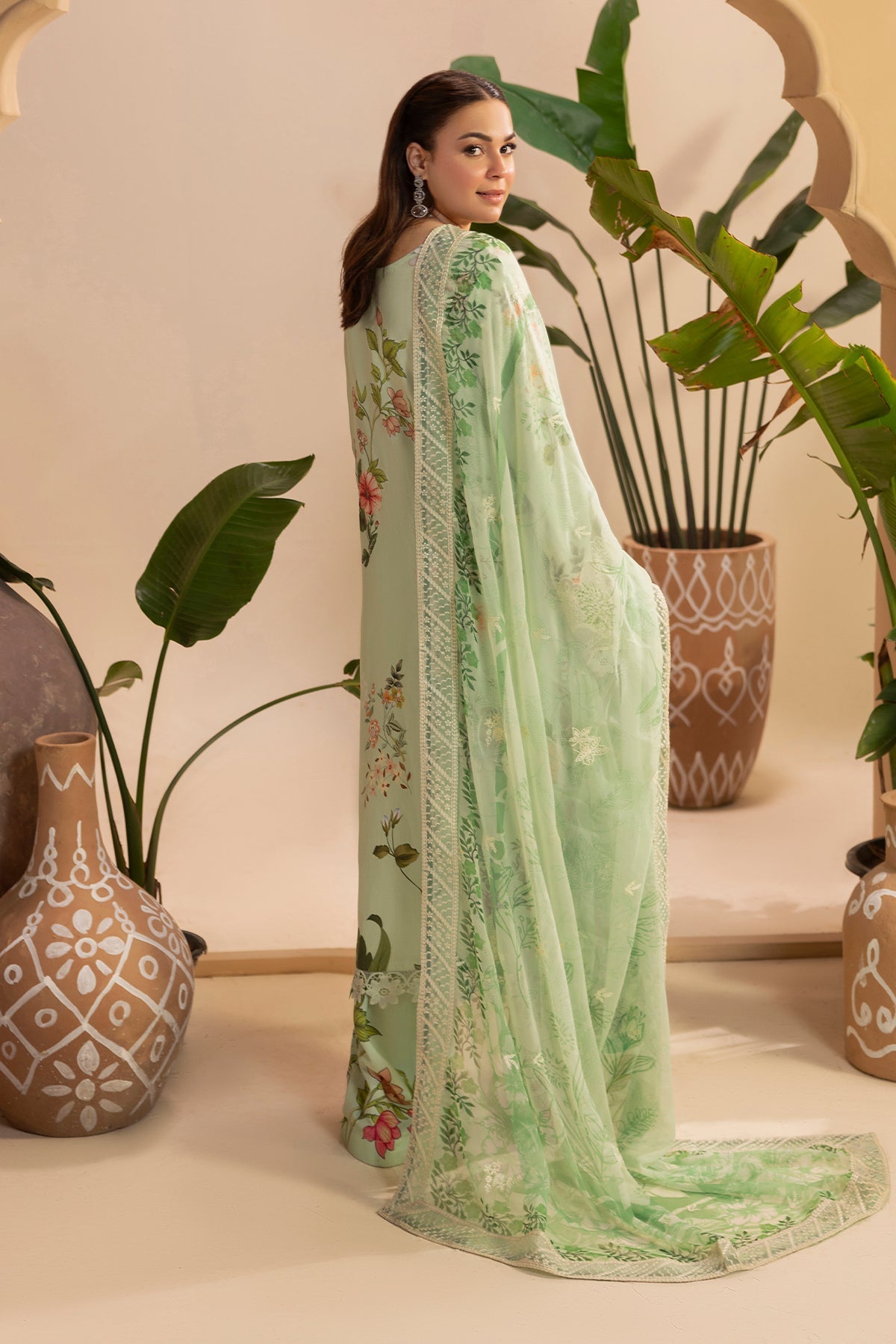 Raeesa Premium | Gulkar Viscose | GK-05 - Luxury Dress - available at Maria Faisal in UK and USA.