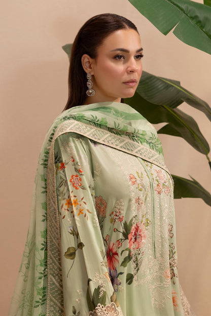 Raeesa Premium | Gulkar Viscose | GK-05 - Luxury Dress - available at Maria Faisal in UK and USA.