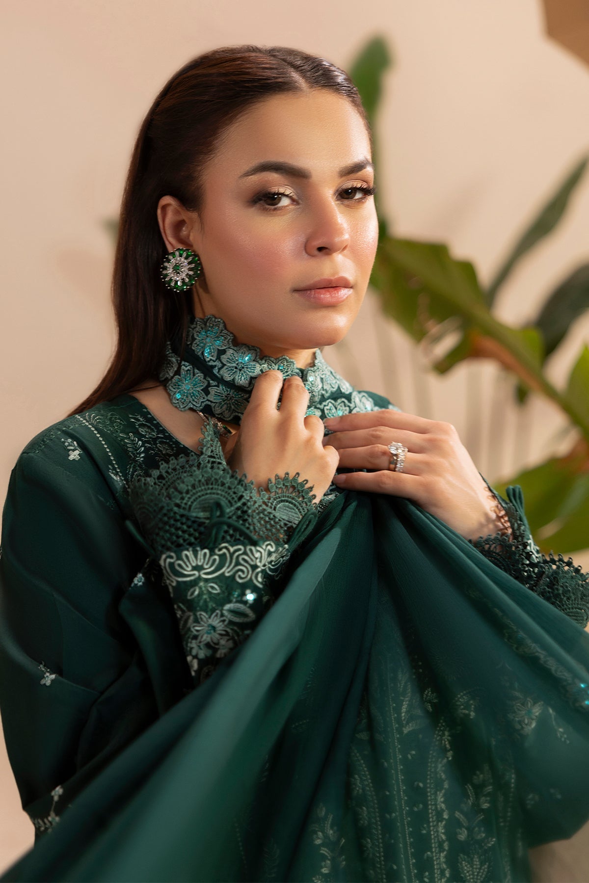 Raeesa Premium | Gulkar Viscose |GK-06 - Luxury Dress - available at Maria Faisal in UK and USA.