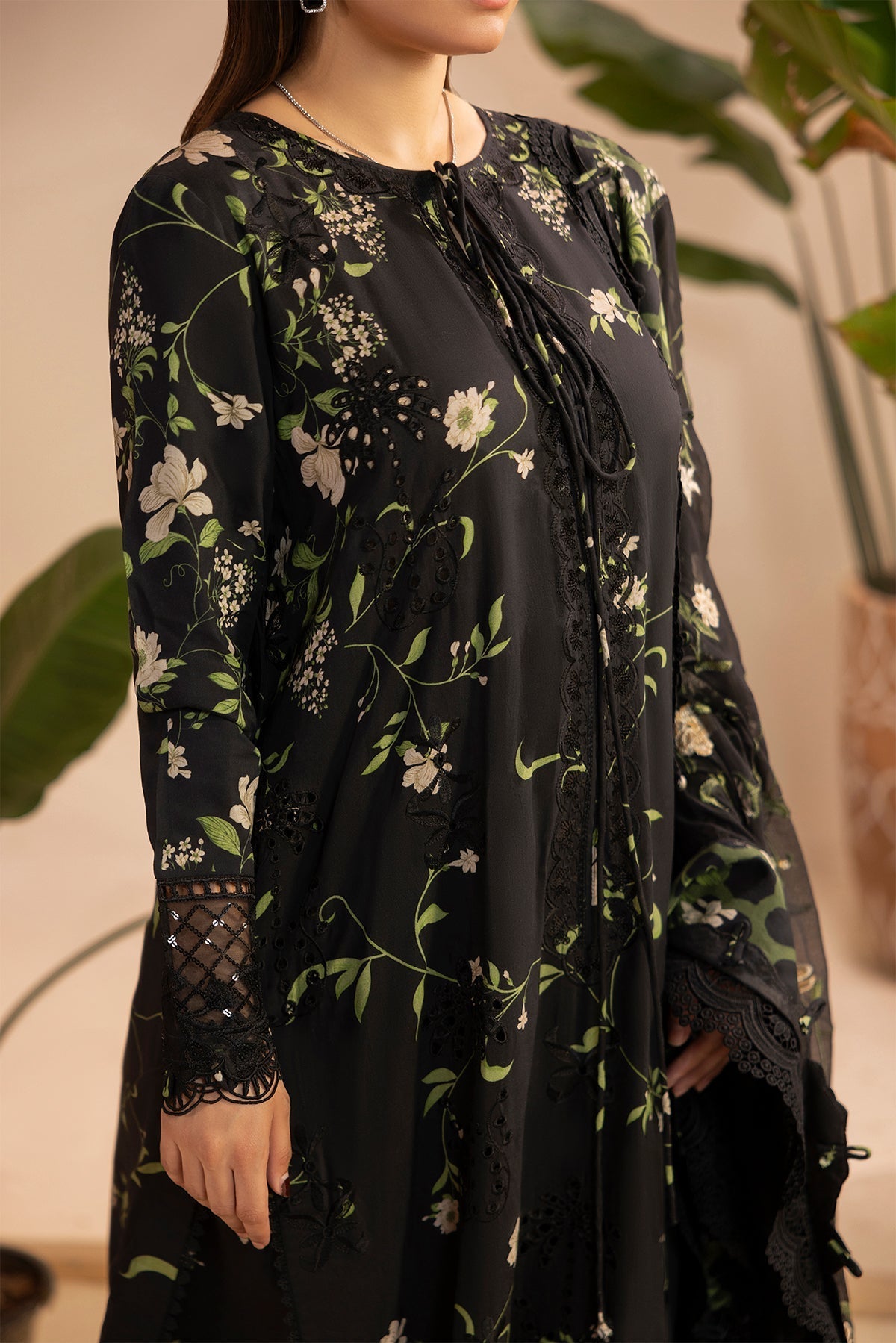 Raeesa Premium | Gulkar Viscose |GK-07 - Luxury Dress - available at Maria Faisal in UK and USA.